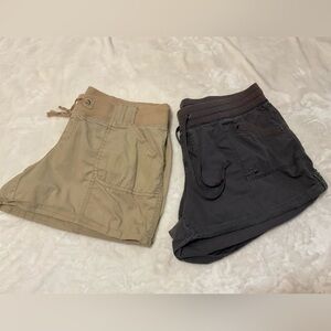 Maurices Tan and Gray Women Shorts